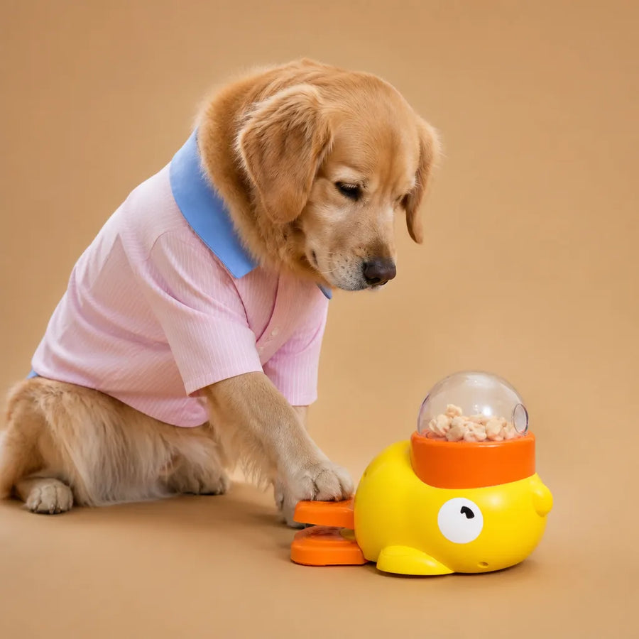 Jouet chien distributeur de croquette - Canard interactif ABS