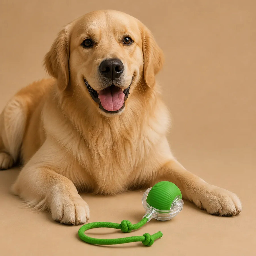 Balle interactive chien électrique - LED corde 3 modes USB-C