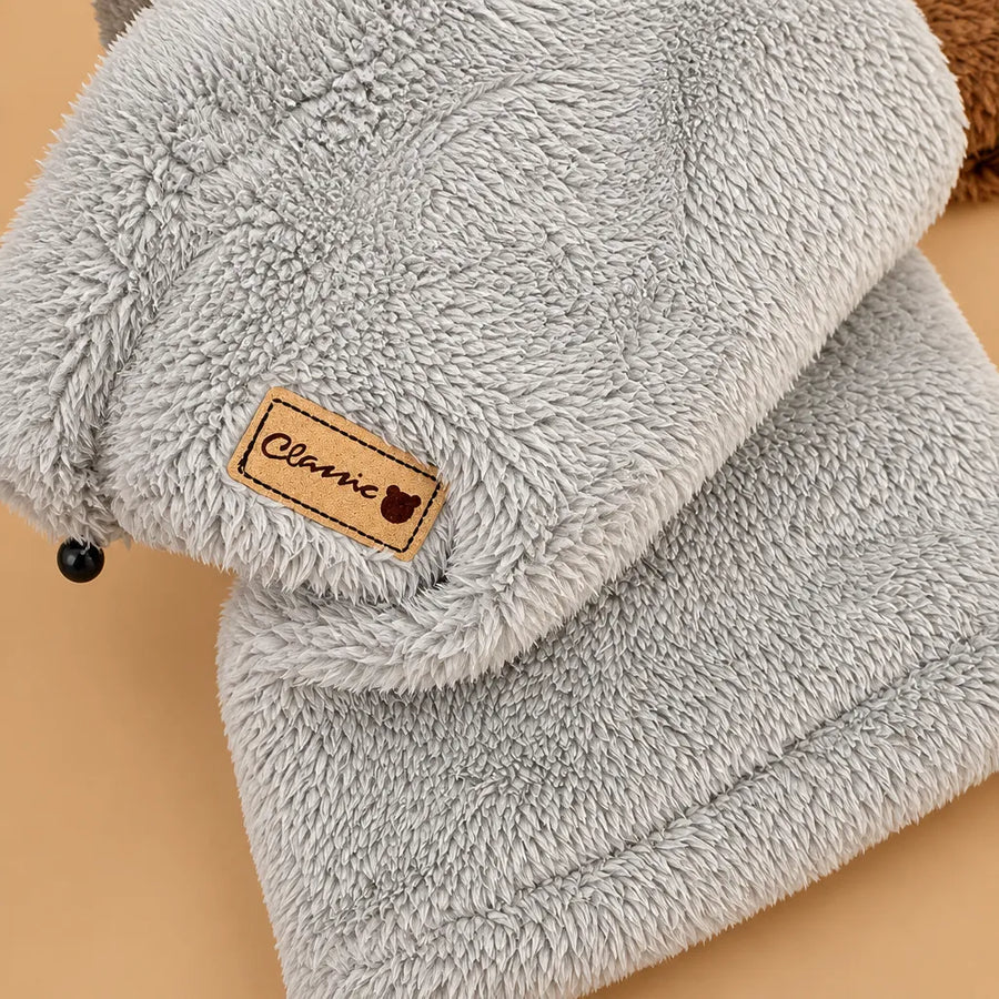 Cache oreille chien - Protection douce et réglable pour l'hiver