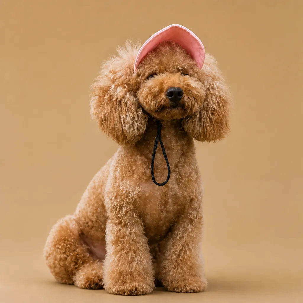 Casquette chien baseball - Visière UV & Trous pour oreilles