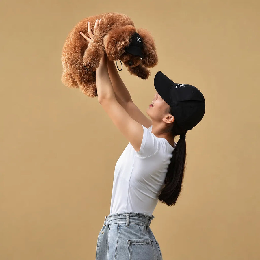 Casquette chien baseball - Visière UV & Trous pour oreilles