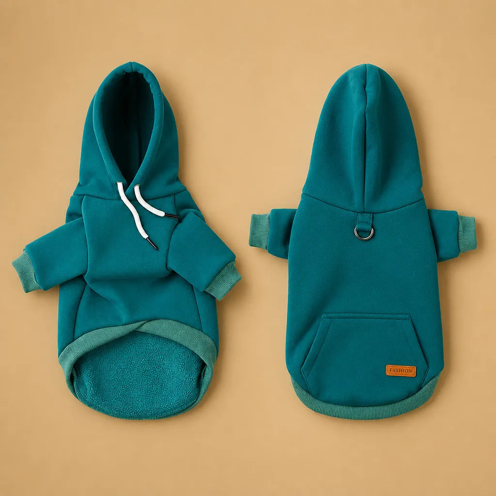 Pull pour petit chien à capuche - Chaud, doux et stylé