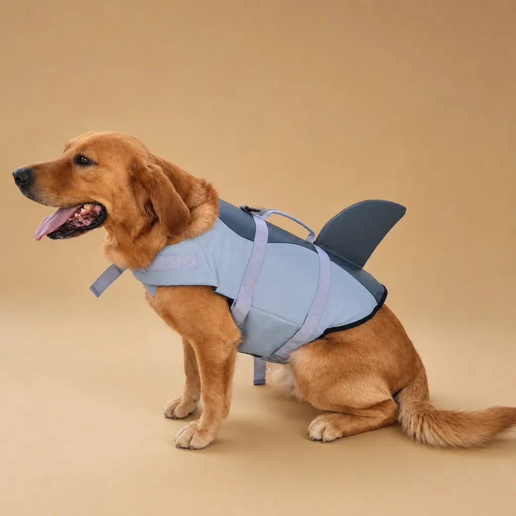 Gilet de sauvetage chien requin sirène - XS à XL