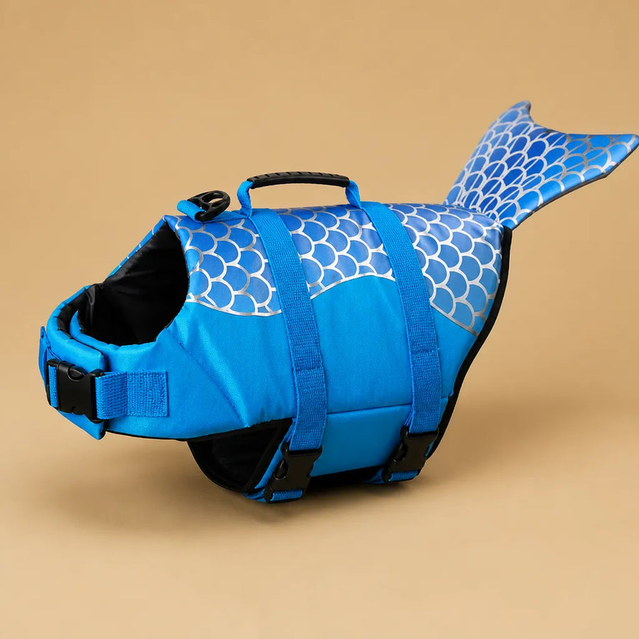 Gilet de sauvetage chien requin sirène - XS à XL