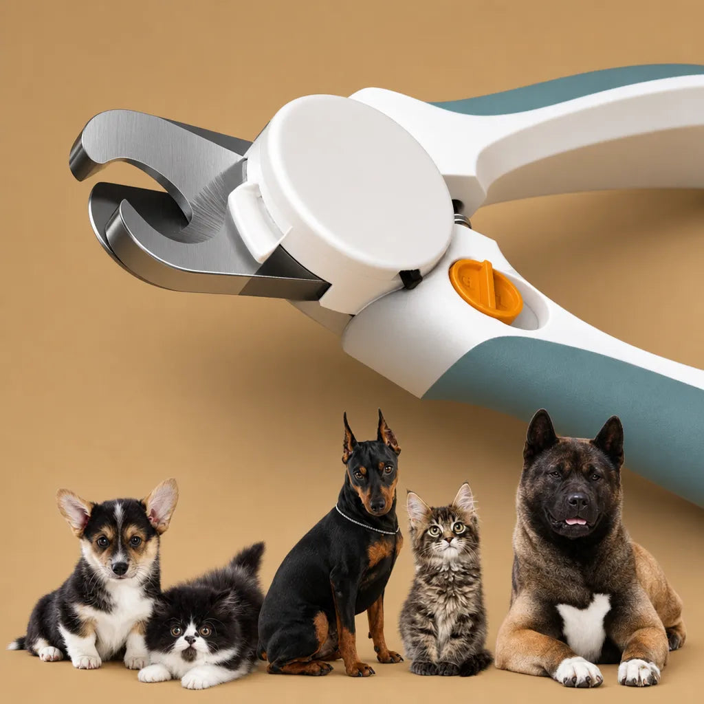Coupe griffes chiens LED - Précis, sûr et facile à utiliser