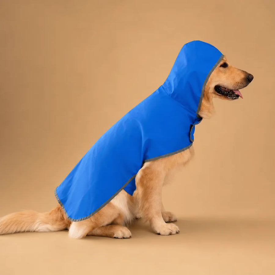 Coupe vent chien imperméable réversible - 9 tailles, capuche