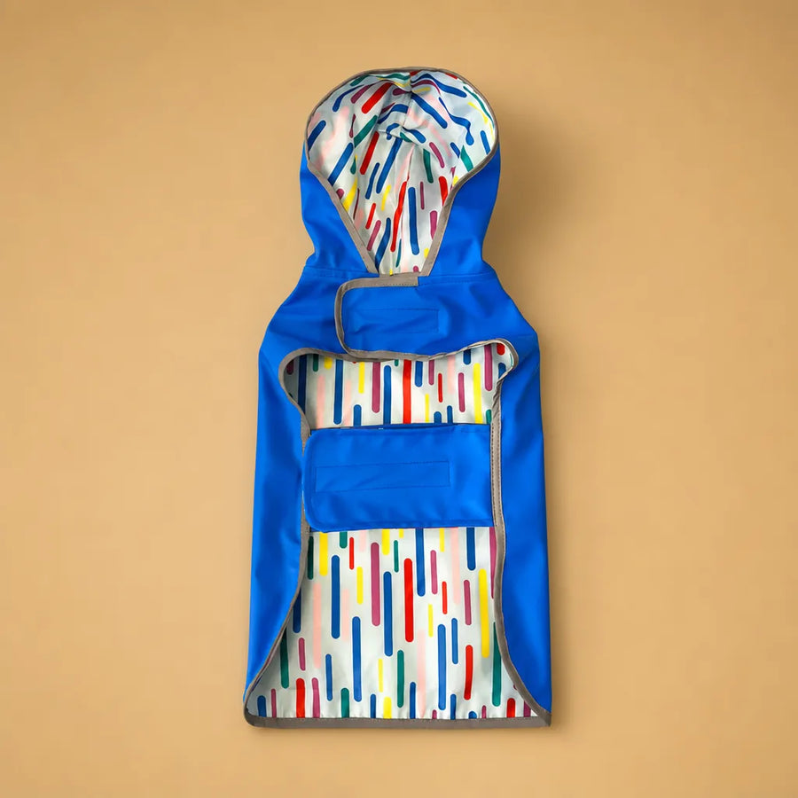 Coupe vent chien imperméable réversible - 9 tailles, capuche
