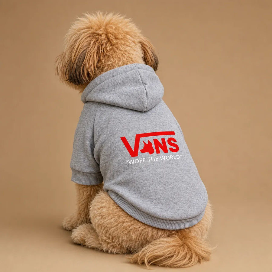 Sweat a capuche pour chien - Polaire douce & Logo graphique