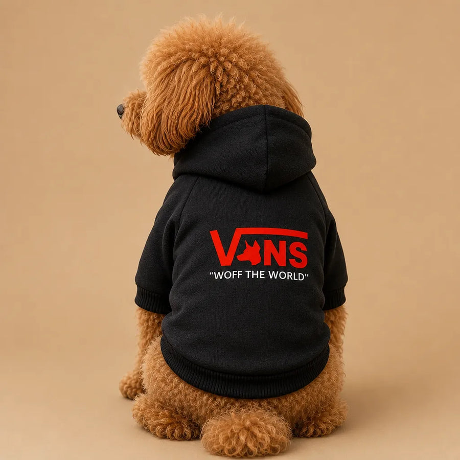 Sweat a capuche pour chien - Polaire douce & Logo graphique