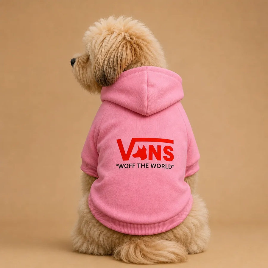 Sweat a capuche pour chien - Polaire douce & Logo graphique