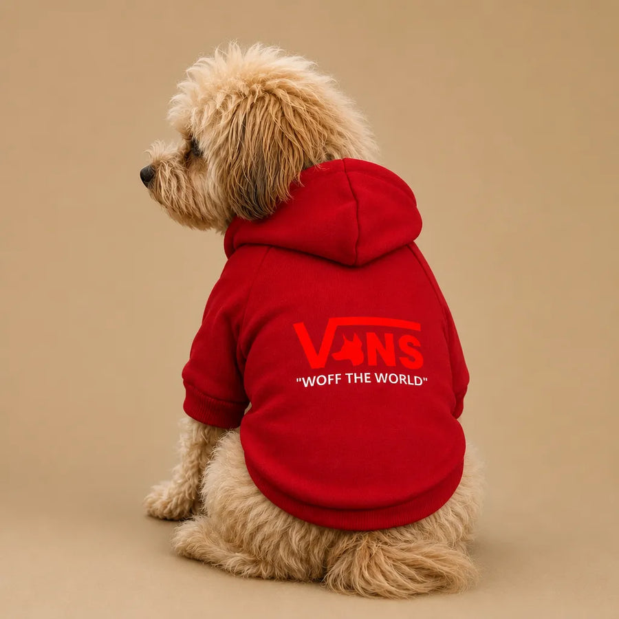 Sweat a capuche pour chien - Polaire douce & Logo graphique
