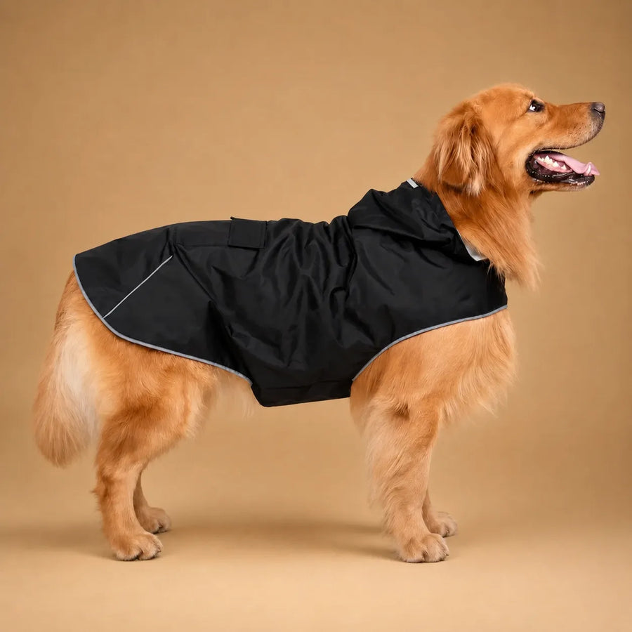 Veste imperméable chien - capuche réfléchissante 9 tailles