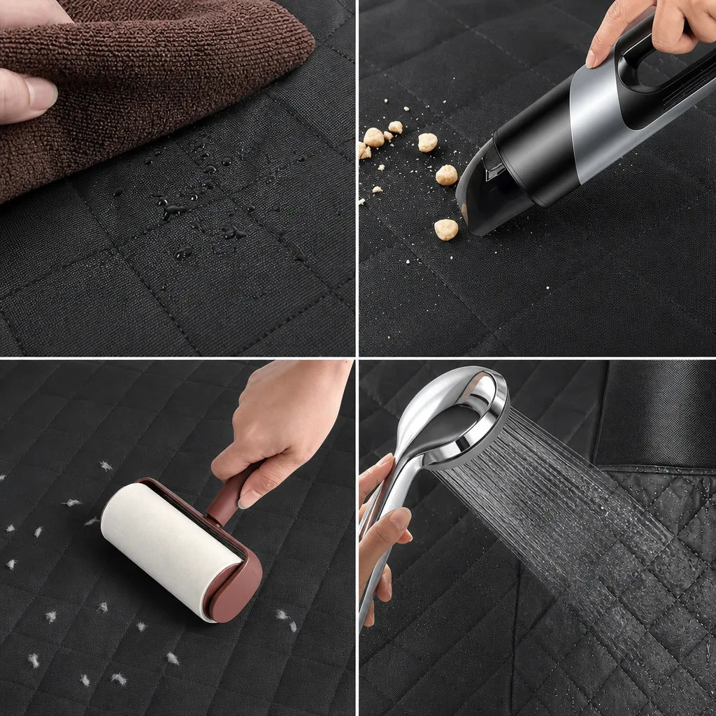 Housse protection voiture chien - Hamac imperméable 4 points