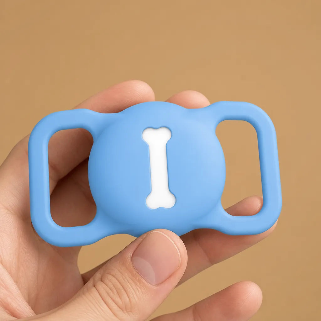 Collier AirTag pour chien - Housse silicone pour tracker