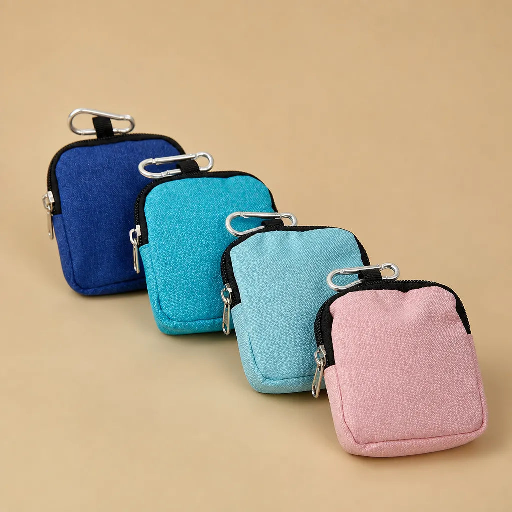 Sacoche friandise chien Oxford - Mousqueton compact 6 coloris