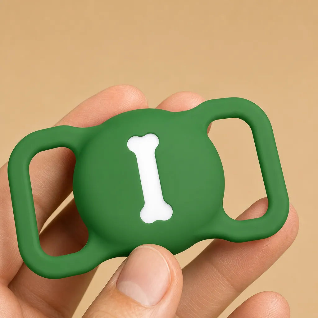 Collier AirTag pour chien - Housse silicone pour tracker