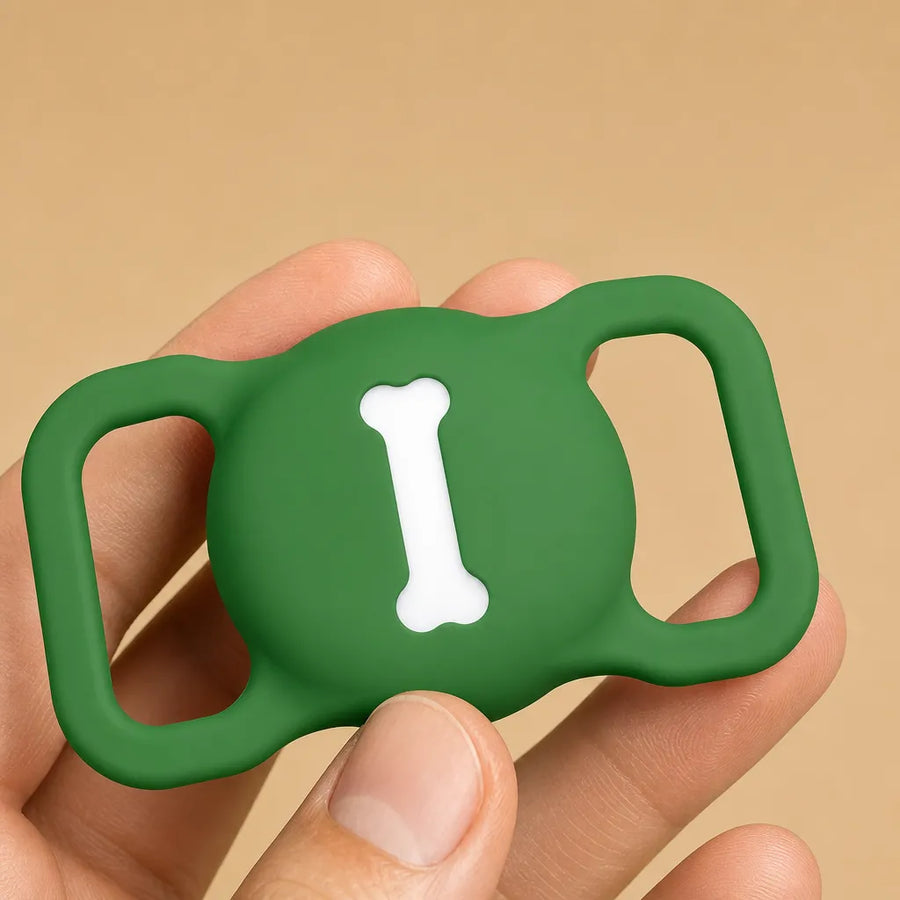 Collier AirTag pour chien - Housse silicone pour tracker