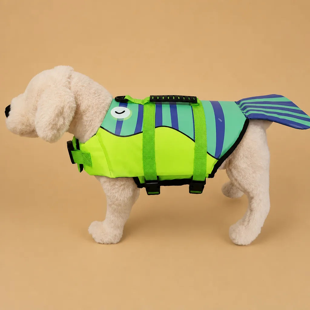 Gilet de sauvetage chien requin sirène - XS à XL