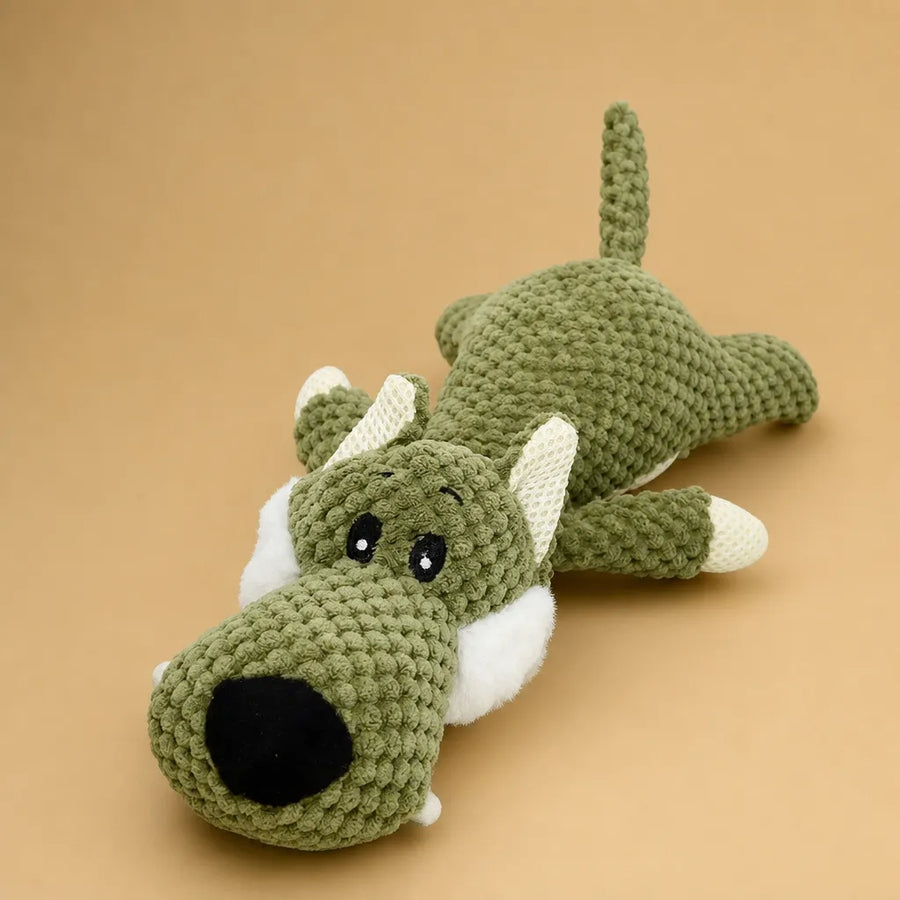 Doudou pour chien sonore - Peluche douce résistante petit chien