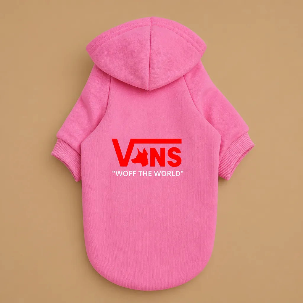 Sweat a capuche pour chien - Polaire douce & Logo graphique