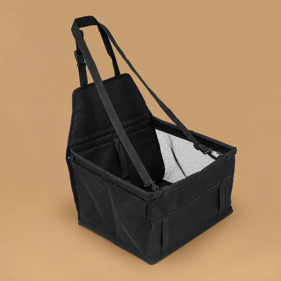 Panier chien voiture pliable - Siège auto sécurisé