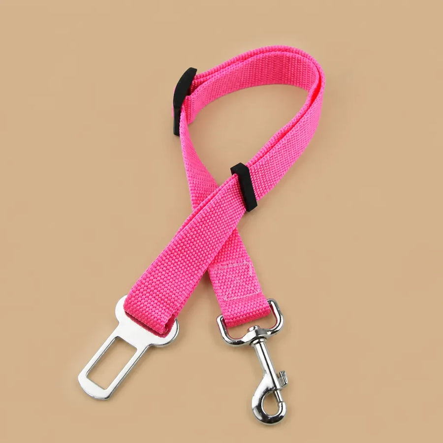 Ceinture chien voiture - Nylon réglable toutes tailles