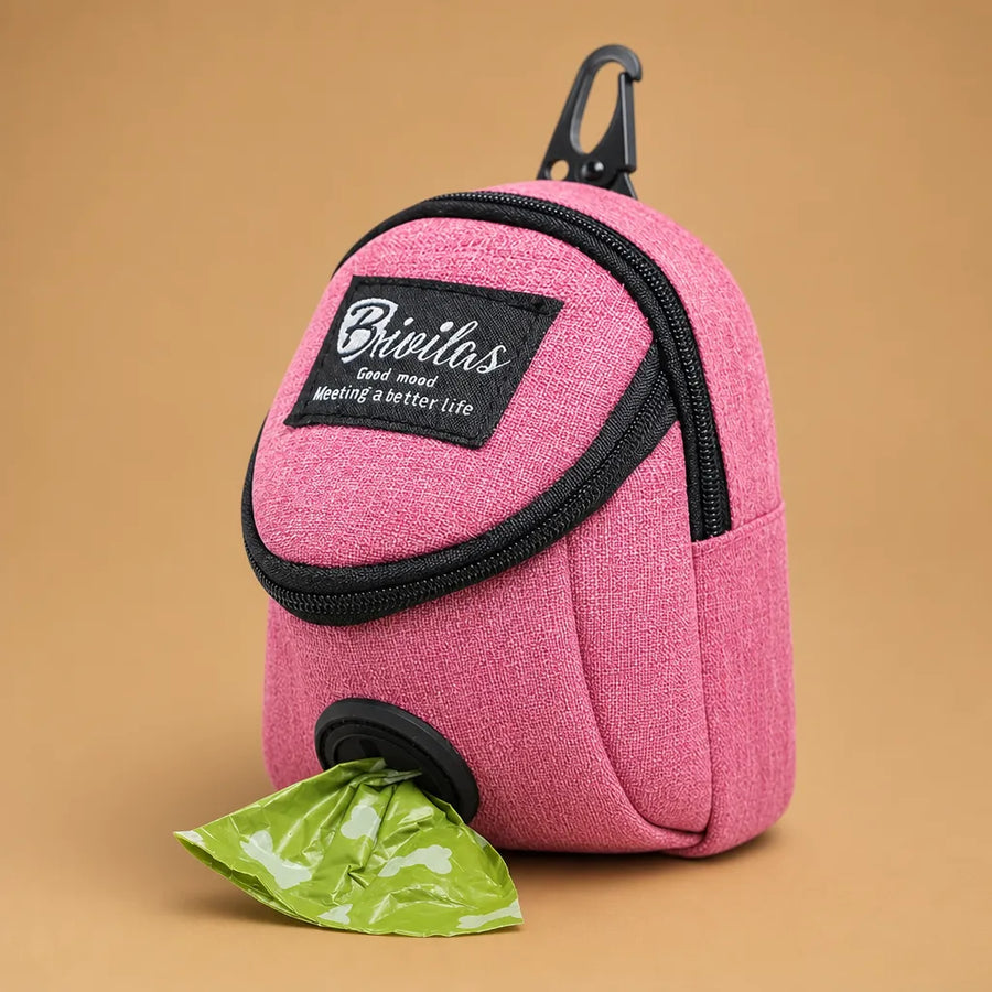 Sac pour friandises chien 2 en 1 - Distributeur sacs inclus