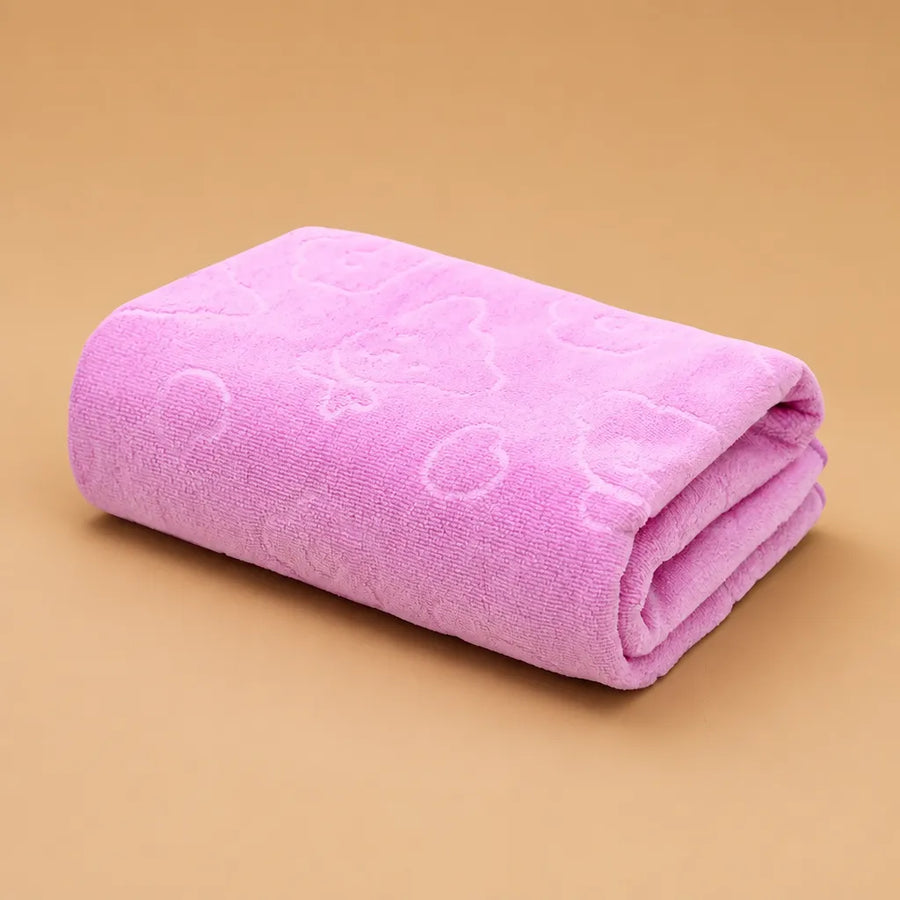 Serviette absorbante pour chien - polyester douce 35x70 cm