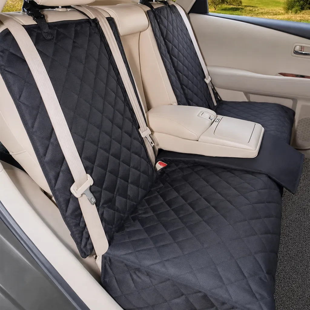 Housse voiture pour chien - Protection banquette matelassée