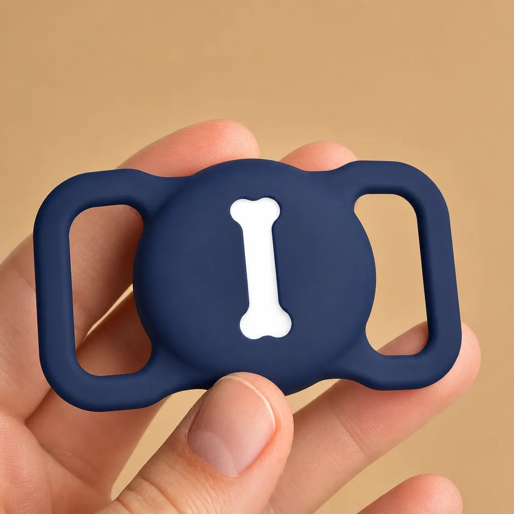 Collier AirTag pour chien - Housse silicone pour tracker