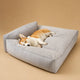 Pouf pour chien canapé luxe - Velours doux housse lavable