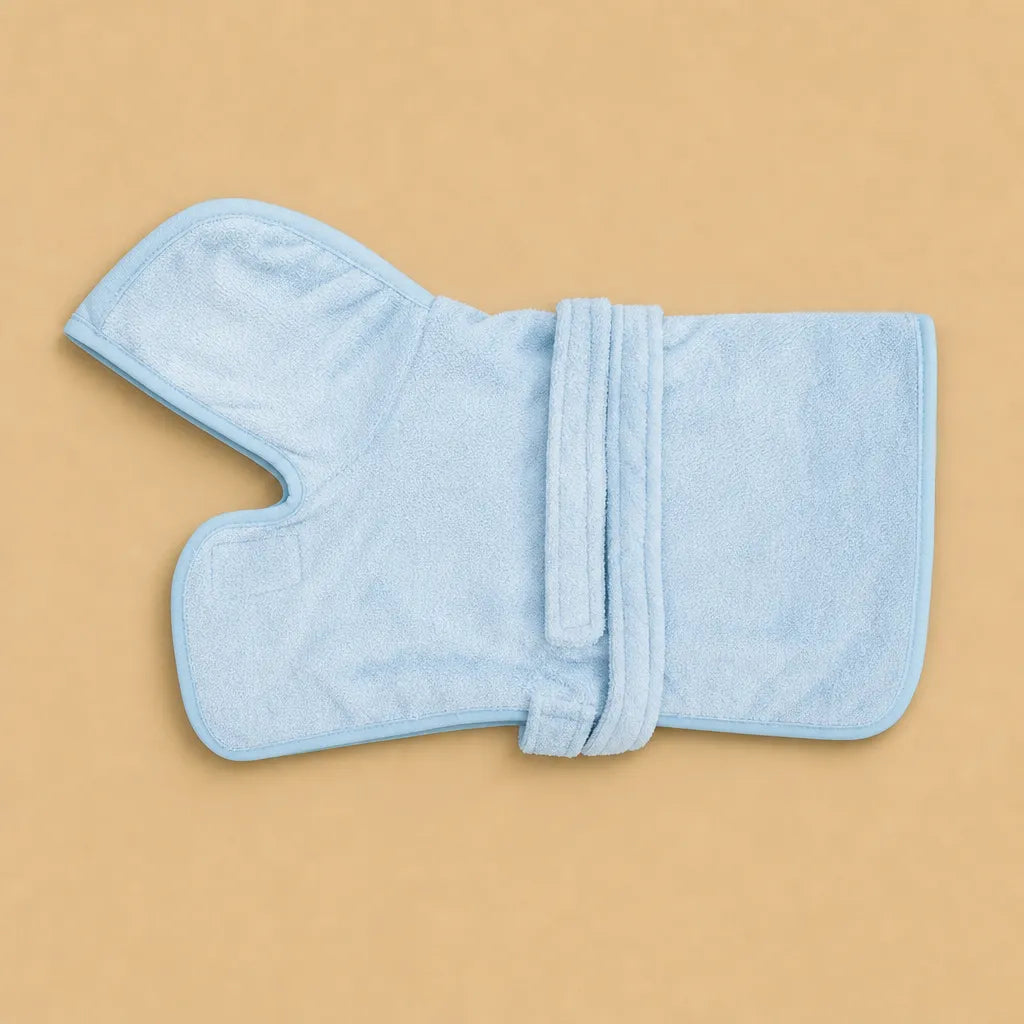 Peignoir de bain chien - polyester doux capuche 3 tailles