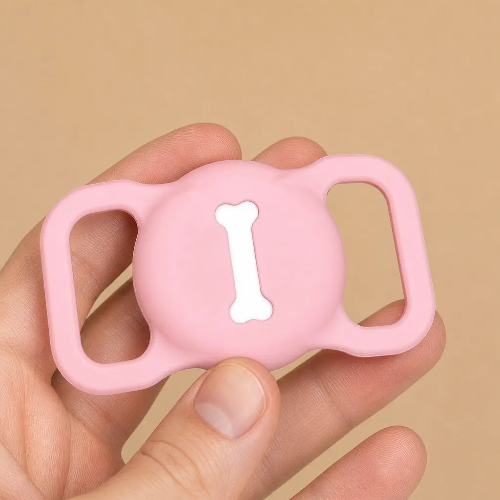 Collier AirTag pour chien - Housse silicone pour tracker