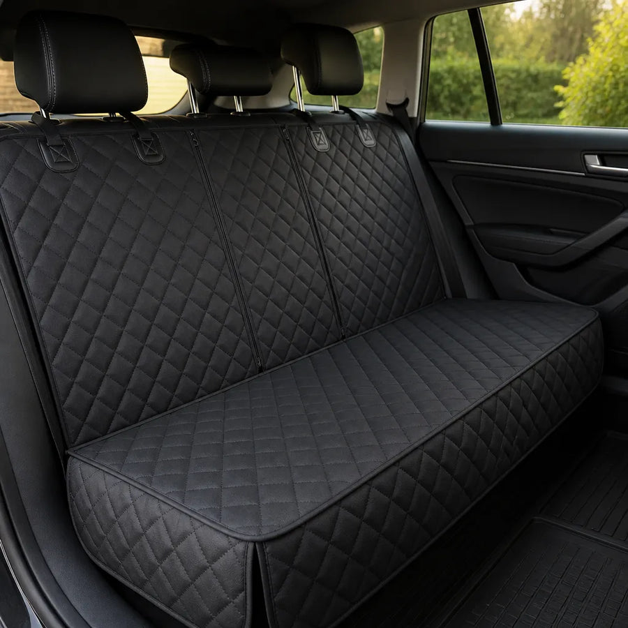 Housse voiture pour chien - Protection banquette matelassée