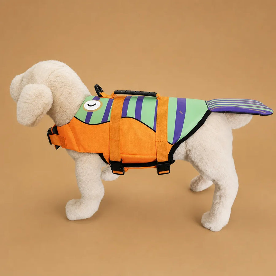 Gilet de sauvetage chien requin sirène - XS à XL