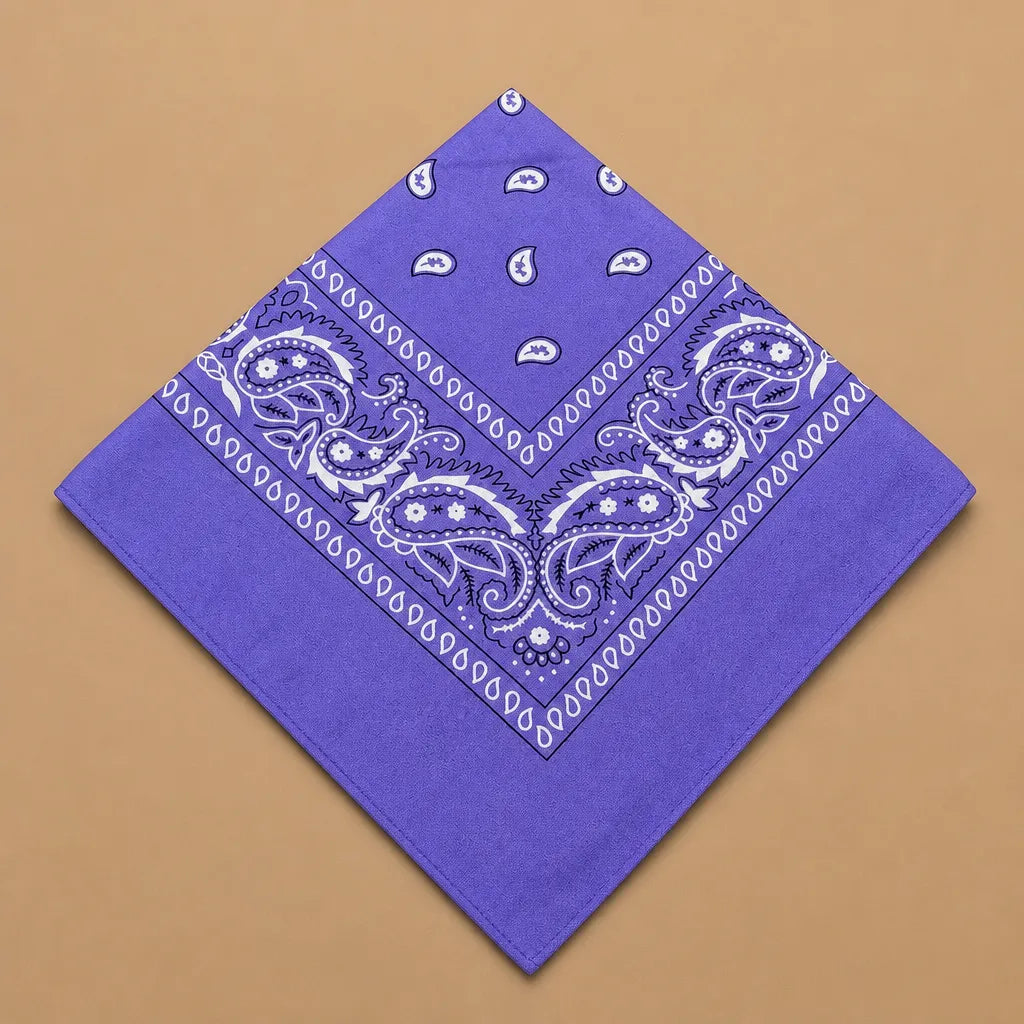 Bandana chien original paisley - 14 coloris 55 cm