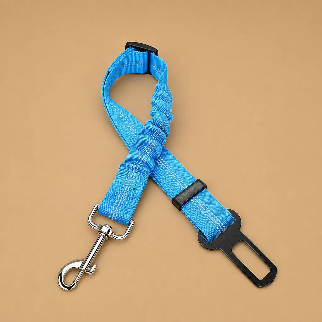 Ceinture de sécurité chien - Nylon réfléchissant réglable