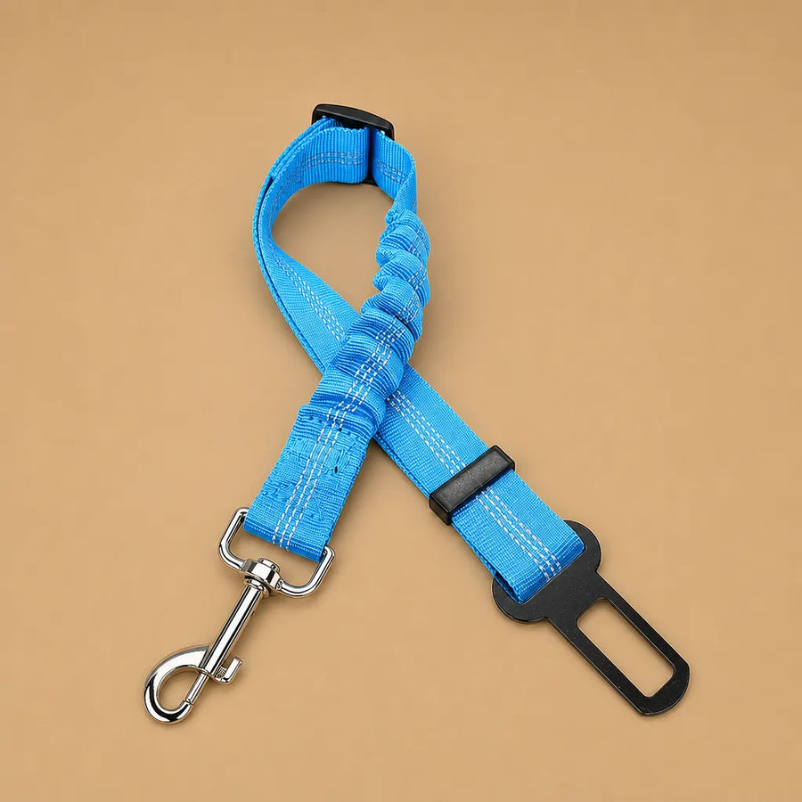 Ceinture de sécurité chien - Nylon réfléchissant réglable