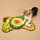 Tapis de fouille pour chien antidérapant - Forme os
