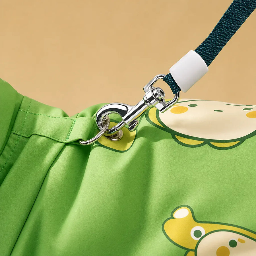 Combinaison imperméable chien - 4 pattes visière incluse