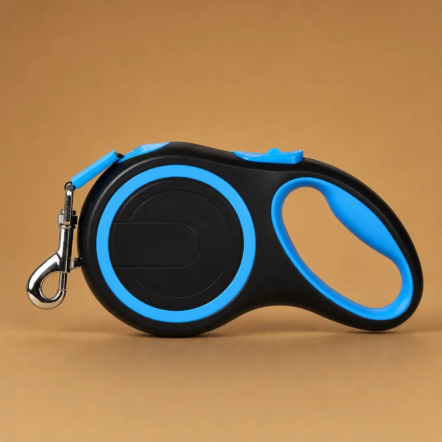 Laisse rétractable chien - 8m nylon jusqu'à 50 kg 5 coloris