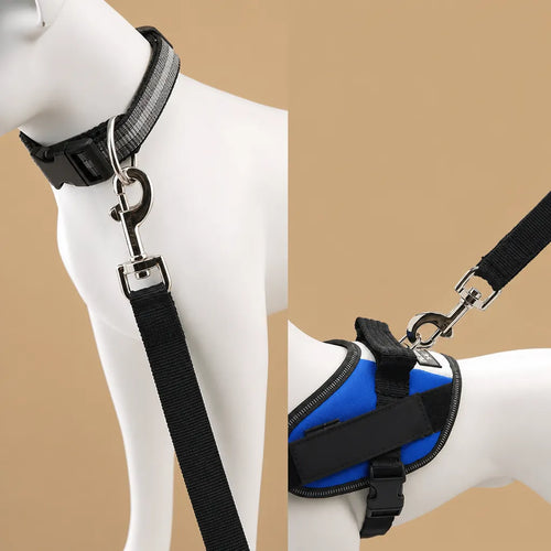 Ceinture chien voiture - Nylon réglable toutes tailles