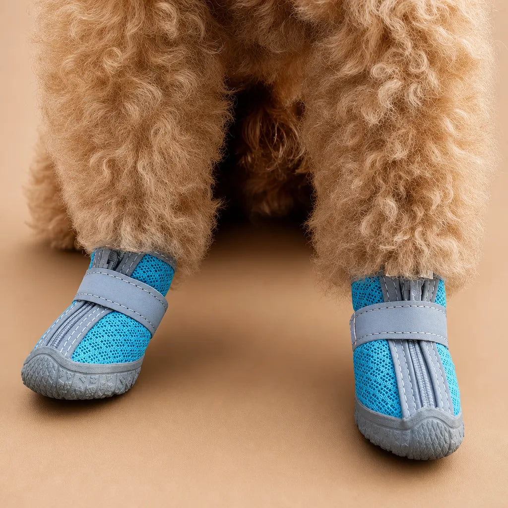 Chaussure antidérapante chien - Bottes respirantes