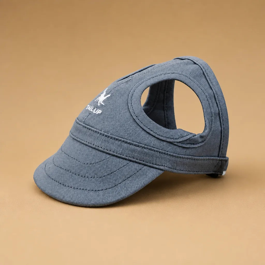 Casquette chien baseball - Visière UV & Trous pour oreilles