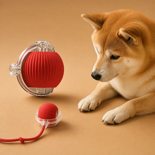 Balle interactive chien électrique - LED corde 3 modes USB-C