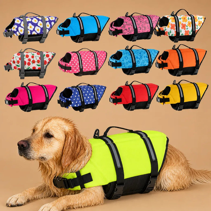 Gilet de sauvetage chiens réglable - XXS à XXL