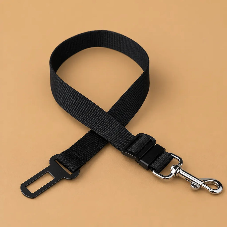 Ceinture chien voiture - Nylon réglable toutes tailles