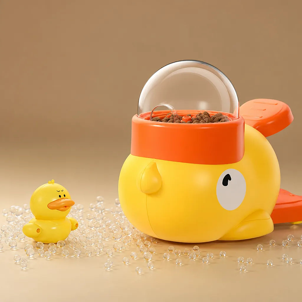 Jouet chien distributeur de croquette - Canard interactif ABS