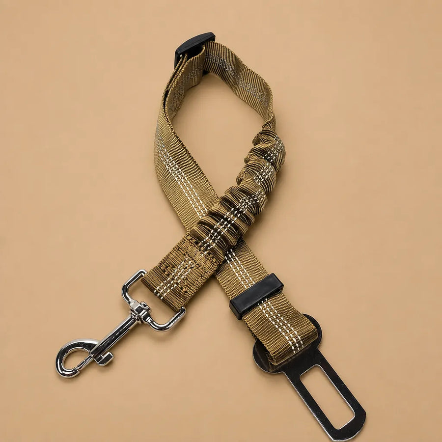 Ceinture de sécurité chien - Nylon réfléchissant réglable