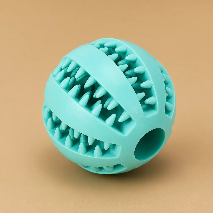 Balle kong chien caoutchouc - Picots distributeur friandises 5 cm